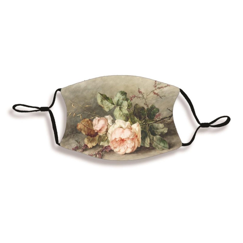 Vintage Floral Face Mask