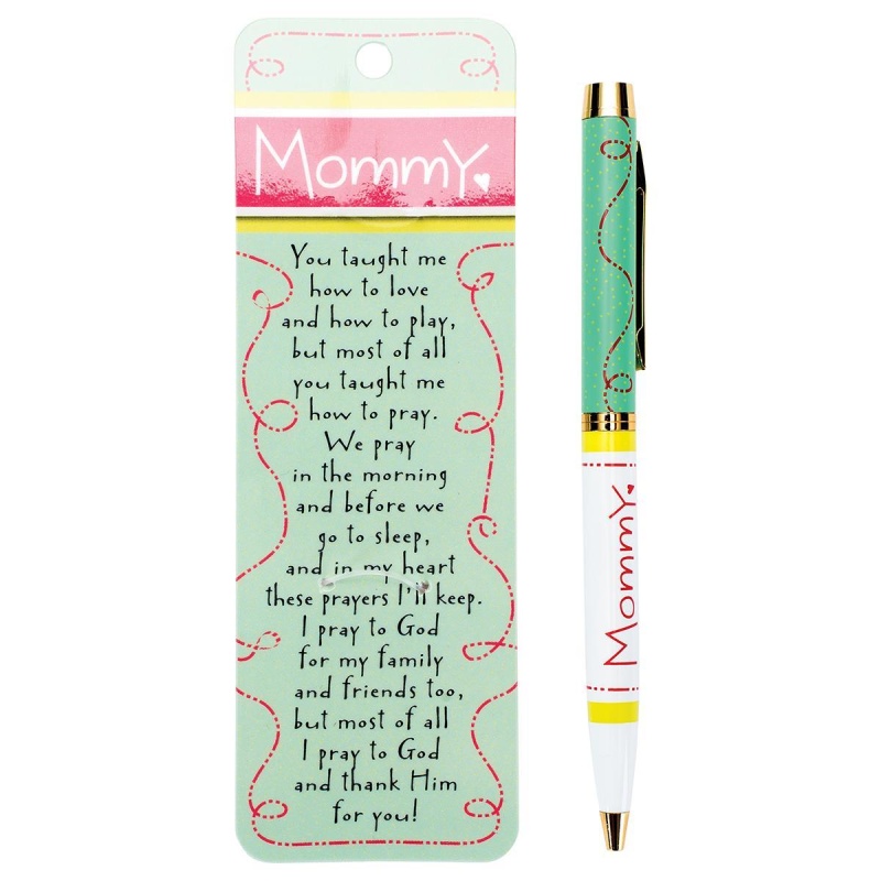 Pen-Mommy Metal/Gold Carded
