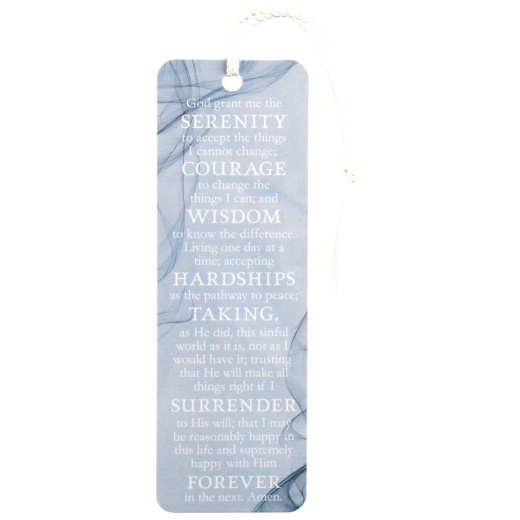 Serenity Prayer Tassel Bookmark