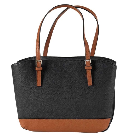 Wedge Black-Brown-XL Handbag Style Bible Cover