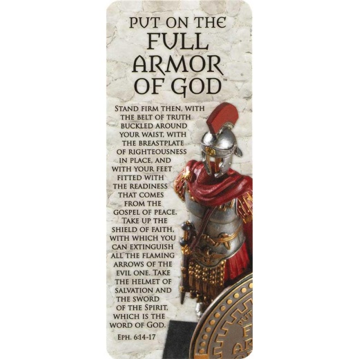 Bkm Card Armor Of God Paper - A Bookmark of Faith