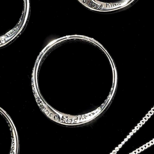 Rng-Sp Inspiring-Gal5:22 Sz 5: Silver Plated InspiRing Size 5