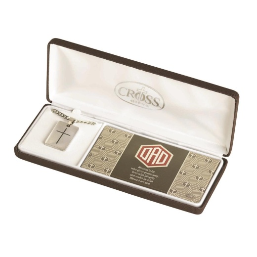 Jer 17:7 Stainless Dogtag - 24" Chain