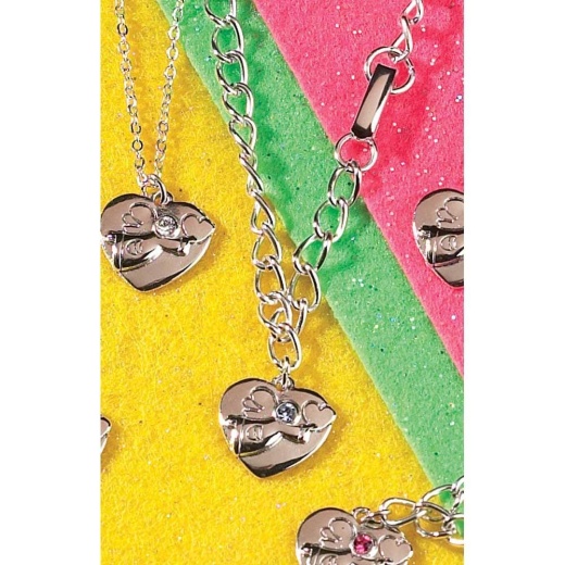 Brc-Sp Hrt/Angel Sapphire-Gg Curb Chain Bracelet