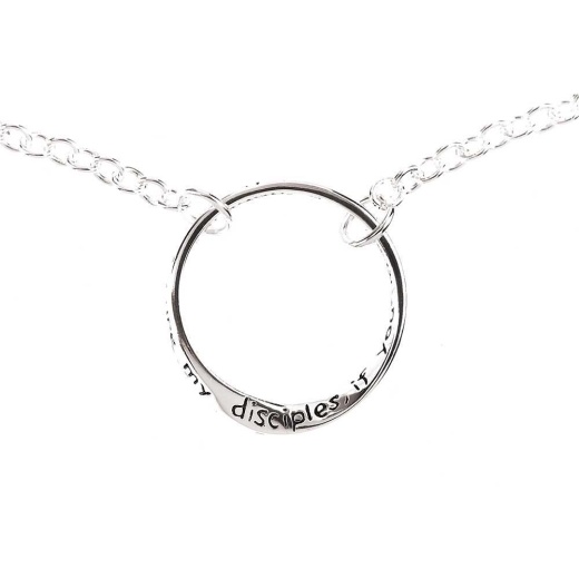 Ph4:13-8.5' Silver Plated inspiRing Bracelet