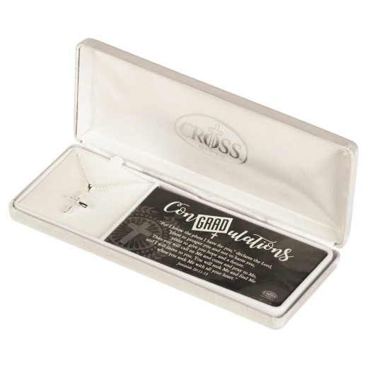 Necklace Graduate Ribbon Cross Jer.29
