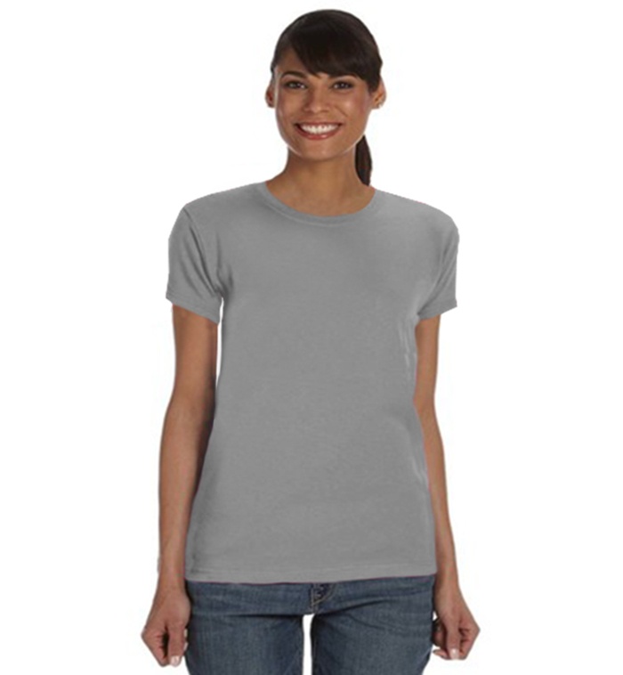 Anvil - Anvil Ladies' Heavyweight T-Shirt - Charcoal - Medium
