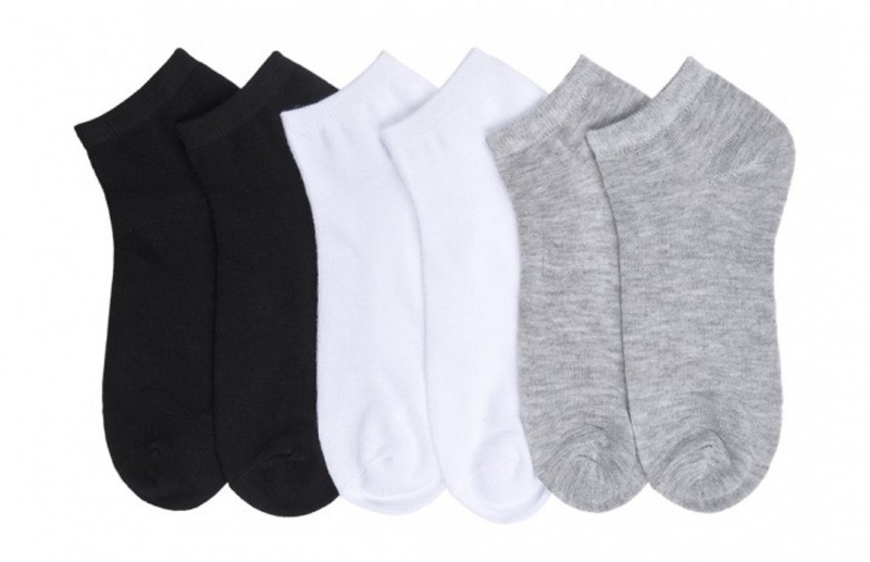 Adult Lightweight Low Cut Socks - Sizes 9-11, Assorted Colors
