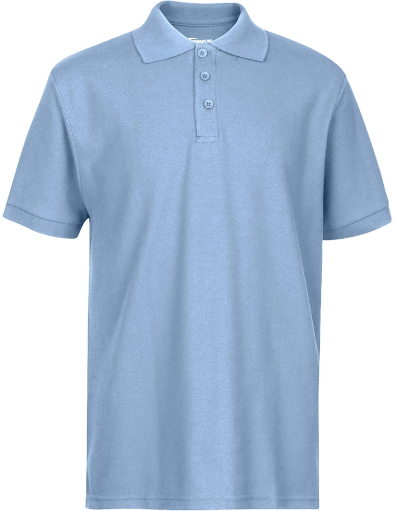 Men's Dri-Fit Polo Shirt - Light Blue, Small