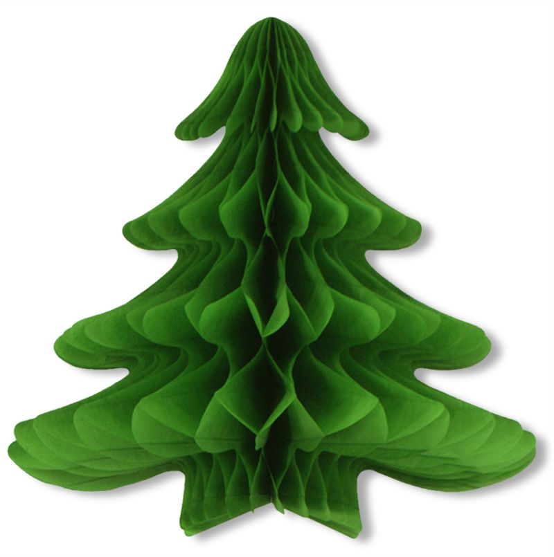 Tissue Hanging Christmas Tree