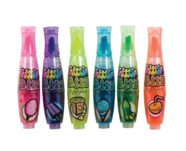 Mini Scented Highlighters - 6 Colors, 2.4"