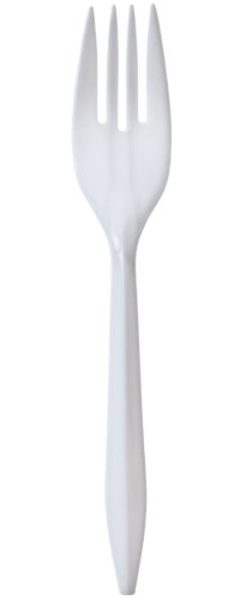 White Medium Weight Fork 1000-Pack