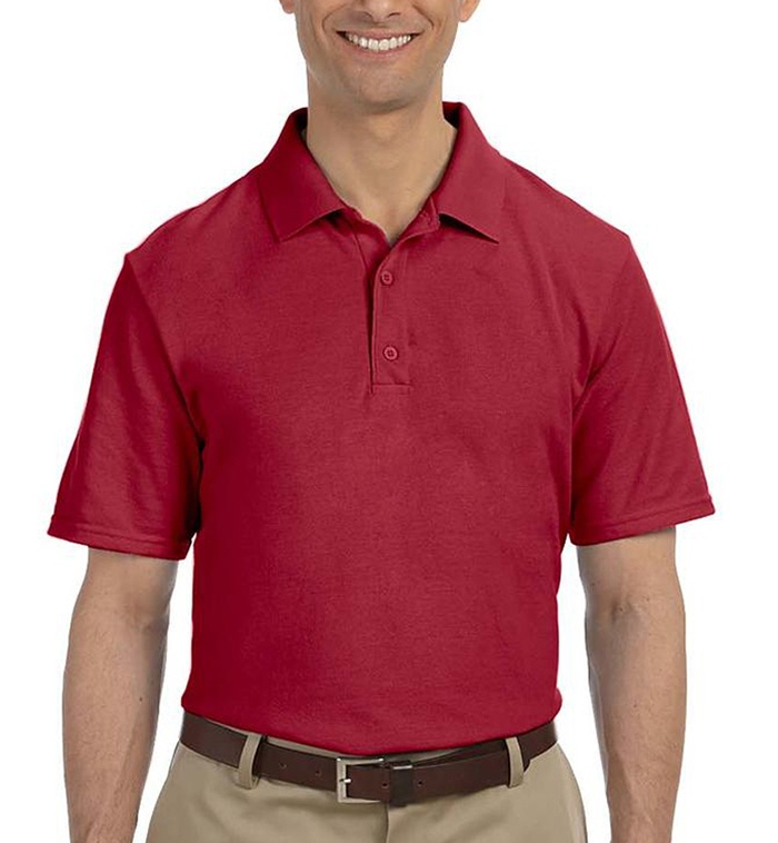 Gildan Dryblend Pique Sport Shirt - Cardinal Red, 3x