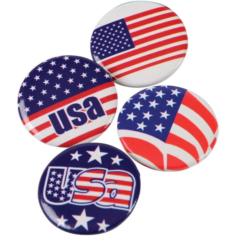 Usa Buttons/24-Pc