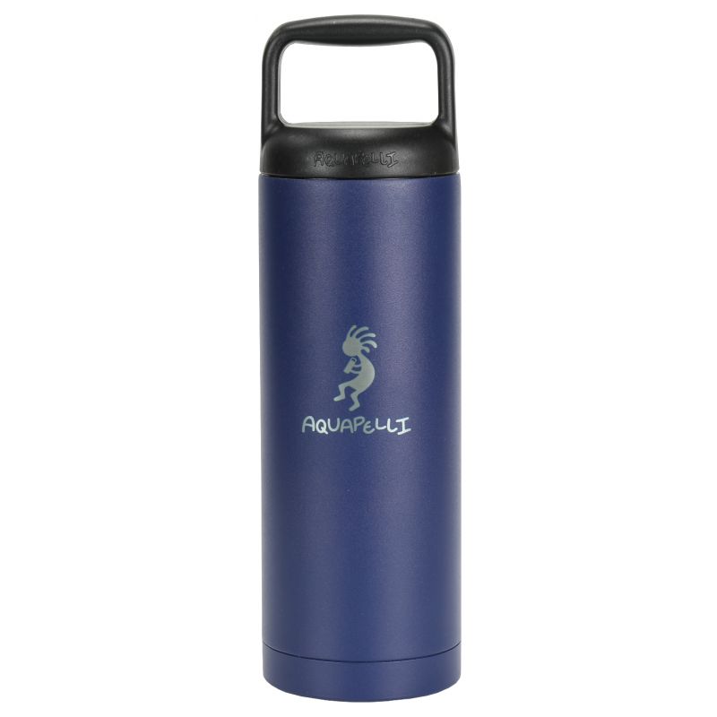 Stainless Steel Water Bottle - 18 Oz, Vacuum Insulated, Blue