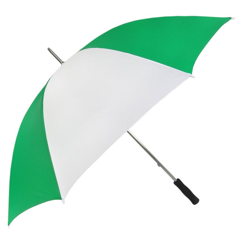 Rainworthy 48 Inch Alternating Color Umbrella - Green And White