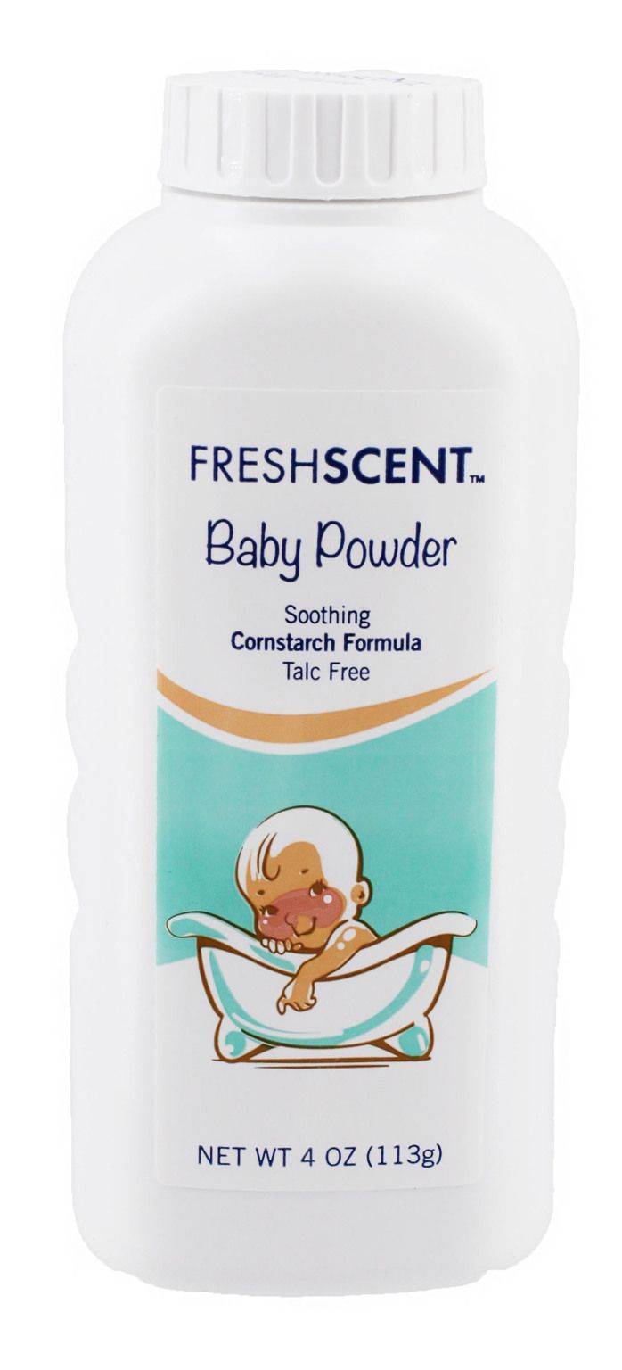 Freshscent Baby Powder - 4 Oz, Cornstarch Based