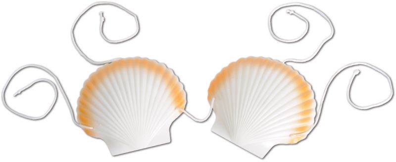 Plastic Shell Bikini Top