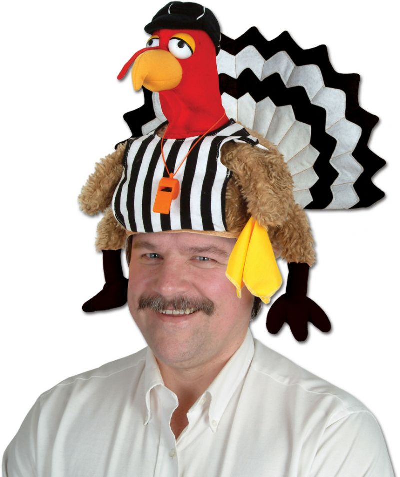 Plush Referee Turkey Hat