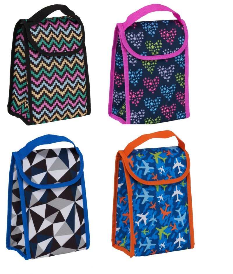 Foldable Insulated Lunch Tote - Assorted Prints