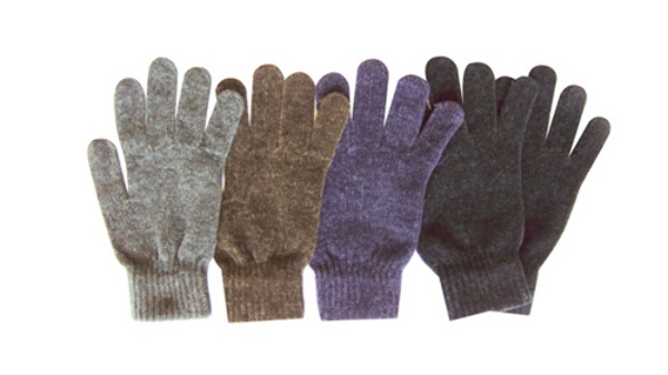 Men's Chenille Gloves - 9.5", Assorted Colors