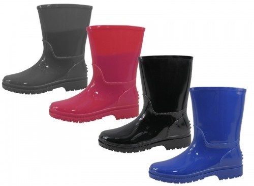 Kids' Rain Boots - Sizes 5-10, Pvc/Rubber