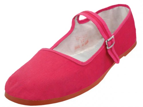 Women's Fuchsia Color Mary Janes Shoes (36 Pairs)