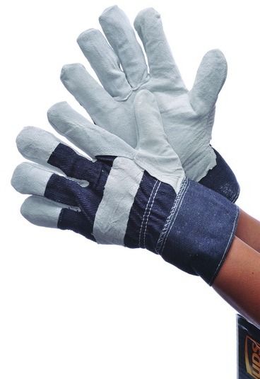 Full Feature Gloves With Denim Cuff