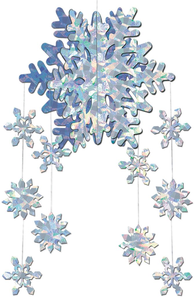3-D Snowflake Mobile