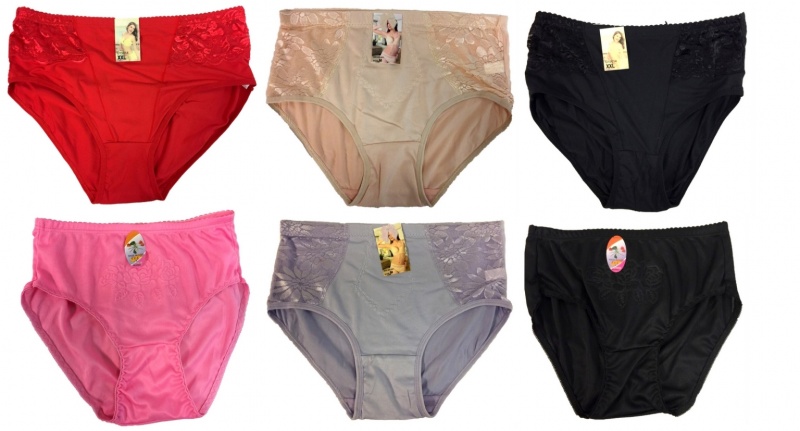 Women's Classic Brief Panties - Sizes M-Xxl, Assorted Colors