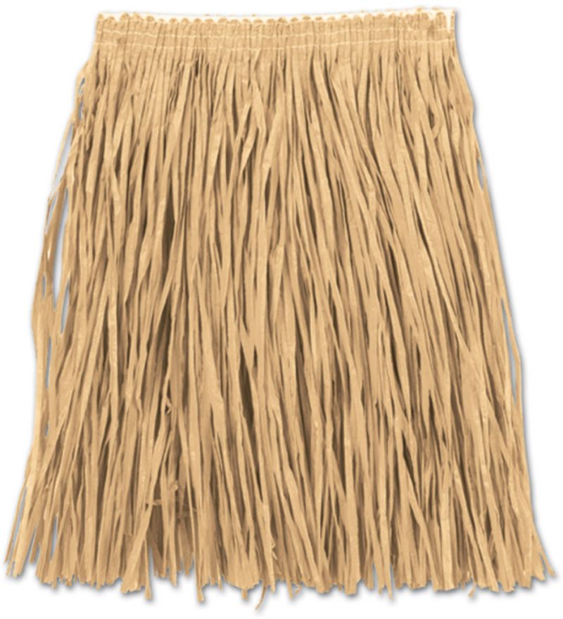 Adult Mini Hula Skirt - Natural
