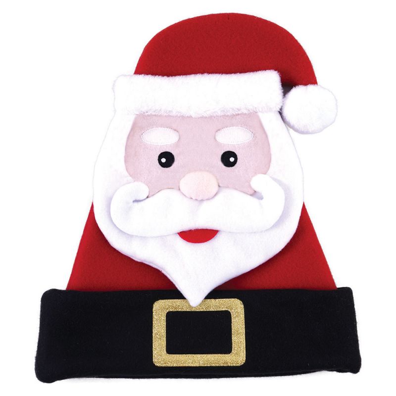 Christmas Santa Hat - Polyester, 14.5"