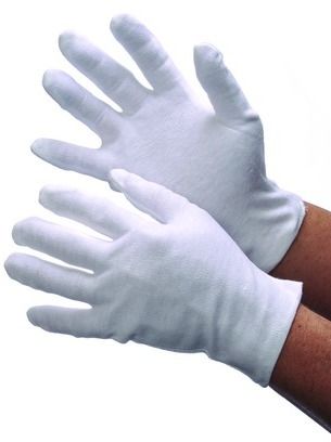 Cotton Lisle Inspection Gloves Large