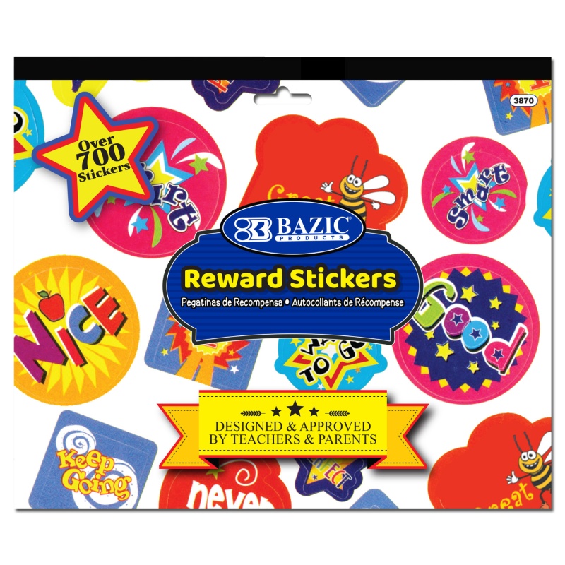 Jumbo Reward Sticker Books - Over 700 Stickers