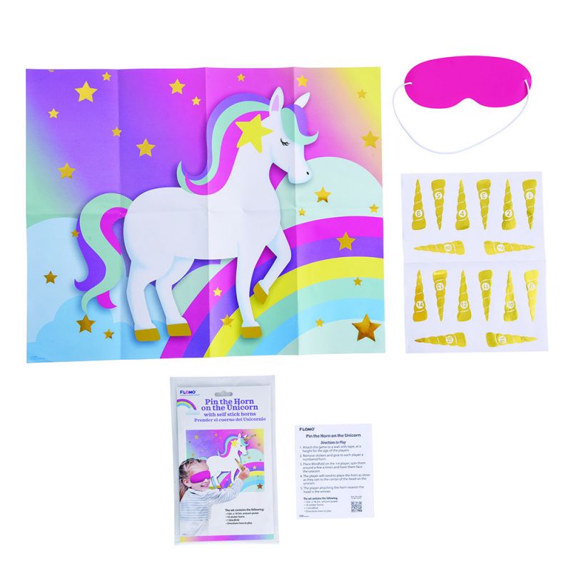 Pin The Horn On The Unicorn Game