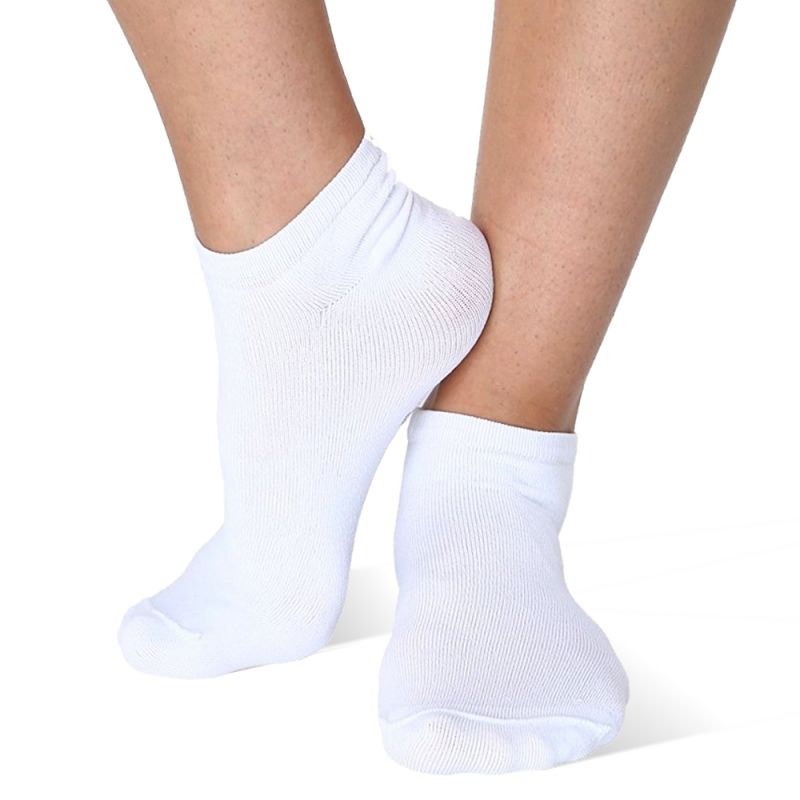 Toddlers' Ankle Socks - White, Fits 2-3 Yr Old, 3 Pack