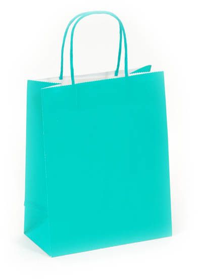 Turquoise Green Large Gift Bag