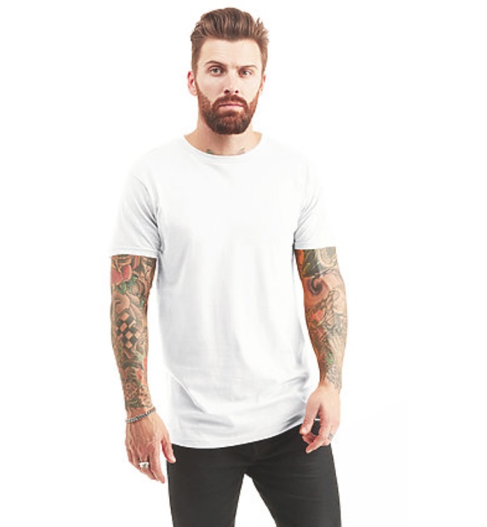 Premium Crew Neck T-Shirt - White, Xl