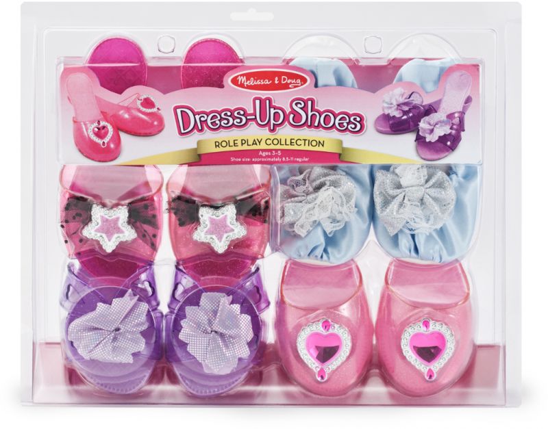 Melissa Doug Dress-Up Shoes - Role Play Collection