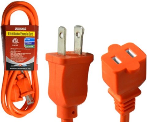 Extension Cord 6Ft. Outdoor