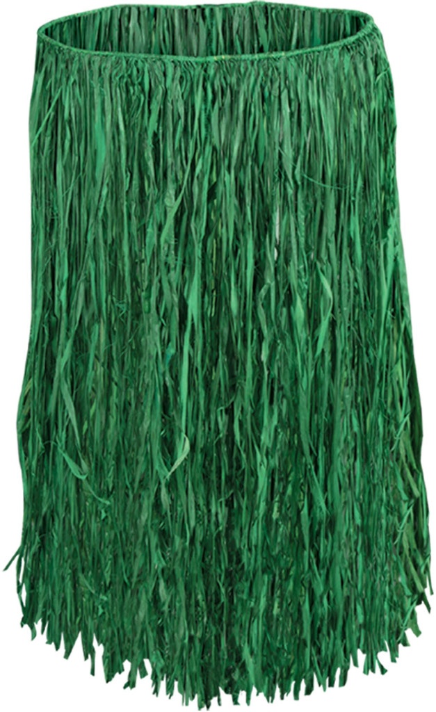Extra Large Raffia Hula Skirt - Green