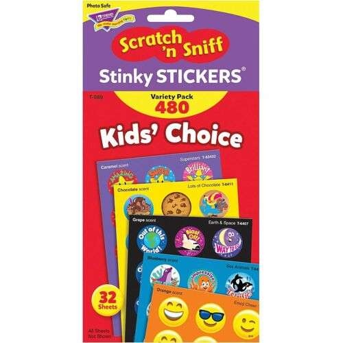 Stinky Scratch 'N Sniff Sticker Pads - 2 Styles Packs