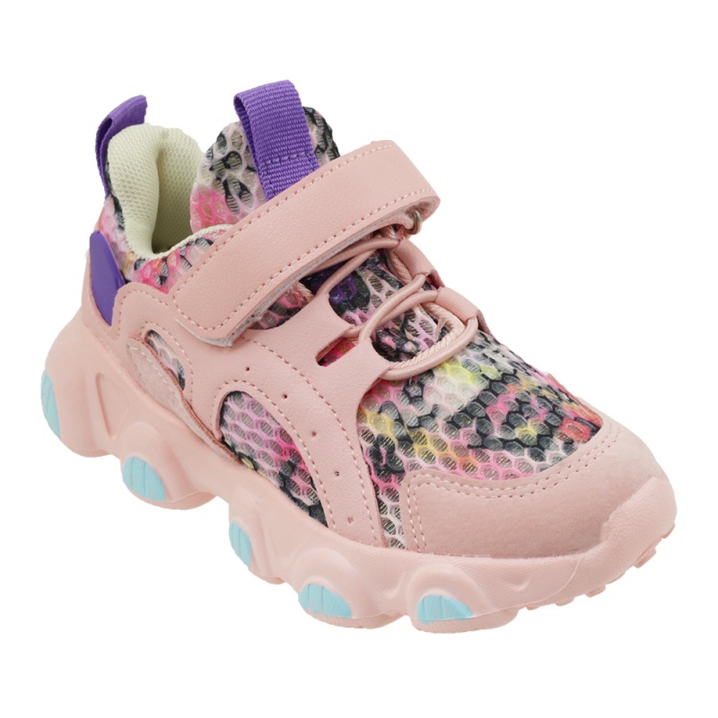 Girls' Athletic Sneakers - Light Pink