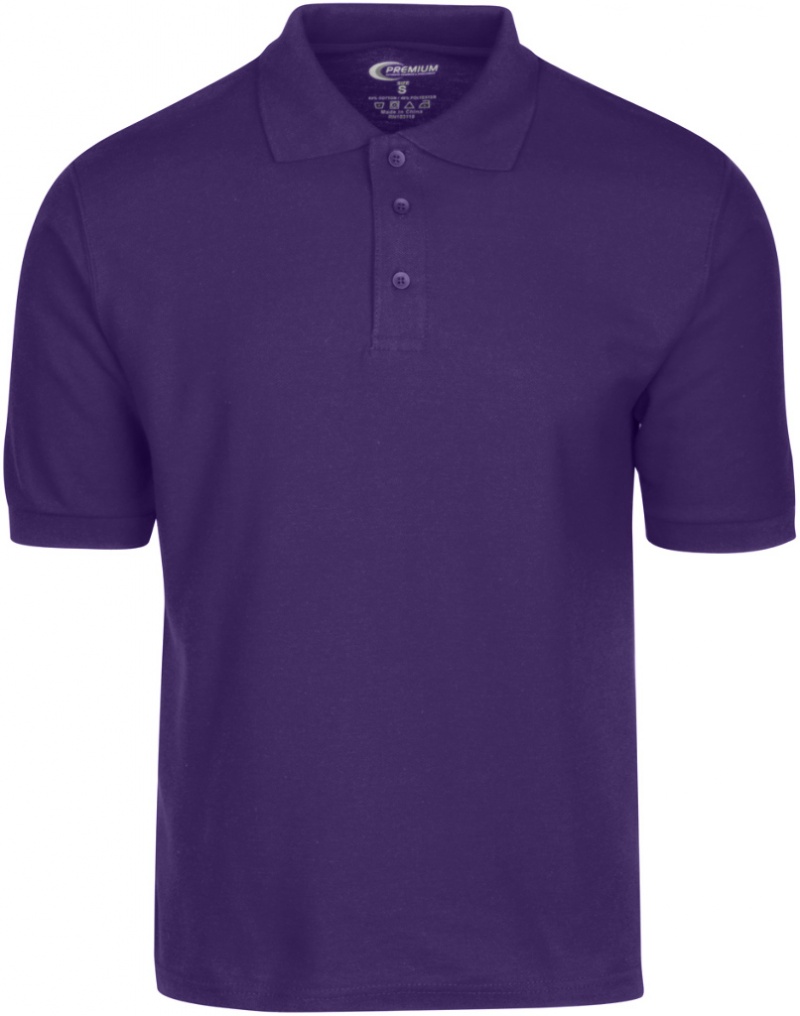 Premium Purple Men's Polo Shirt - Size s