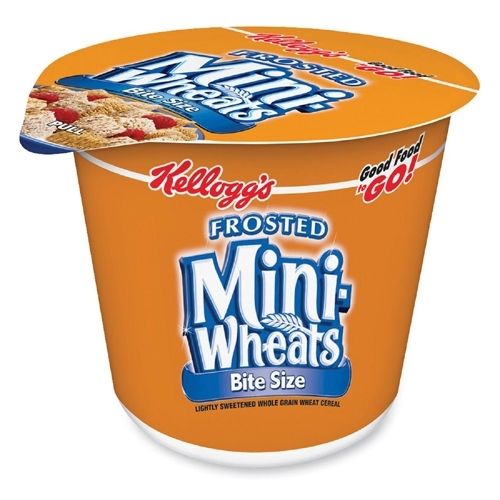 Keebler Cereal-In-A-Cup, 2.5 Oz., 6/Pk, Frosted Mini Wheats