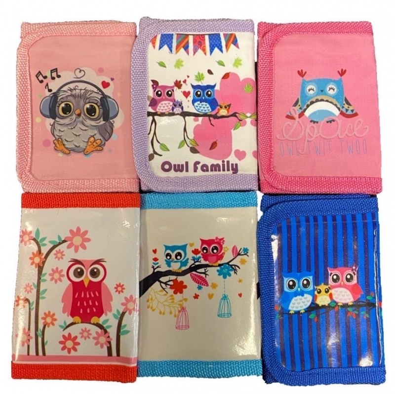 Kids' Owl Tri-Fold Wallet