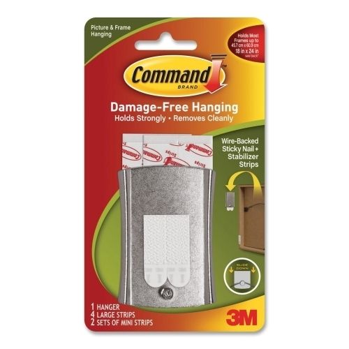 3M Wire Backed Hanger With Adhesive