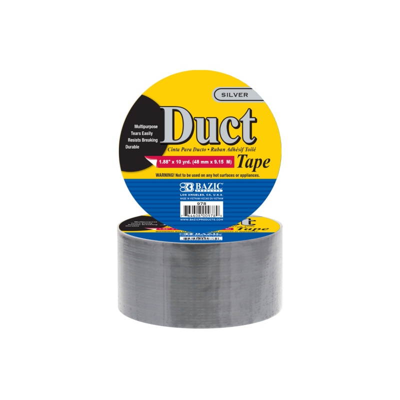 Duct Tape - Silver, 1.88" X 10 Yards