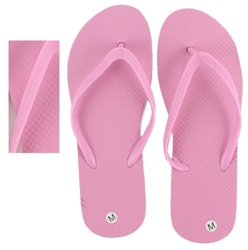 Women's Flip Flops - Pink, S-Xl