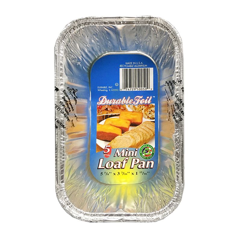 Mini Foil Loaf Pan - 5 Pack